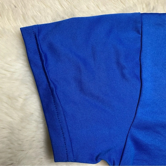 Under Armour T-Shirt Soccer Blue & Orange Size 6 - Picture 4 of 16